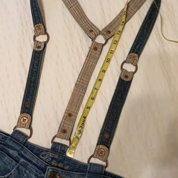 Frankie B hipster suspender jeans Y2K - Picture 9 of 12
